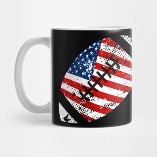 Rugby American Flag 4Th Of July Mug